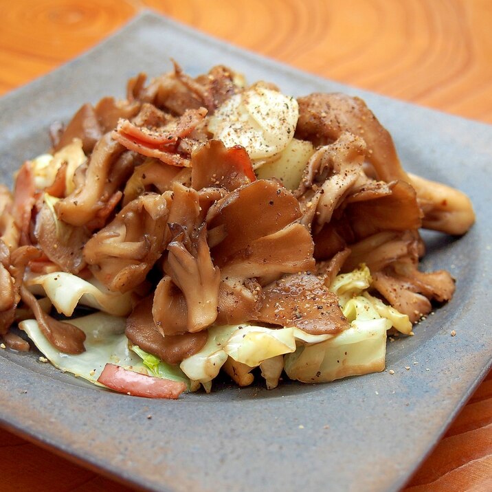 簡単節約 舞茸と春キャベツのバター醤油炒め レシピ 作り方 By 鶏のから揚げ 楽天レシピ